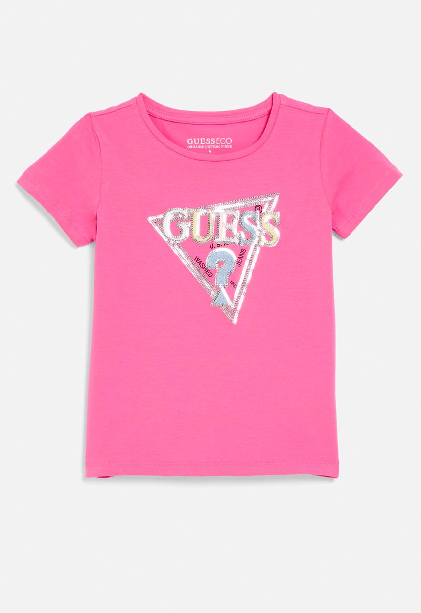 GUESS - Short sleeve T-shirt - caramel rose