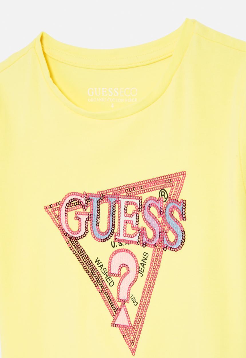 GUESS - Short sleeve T-shirt - saffron tea