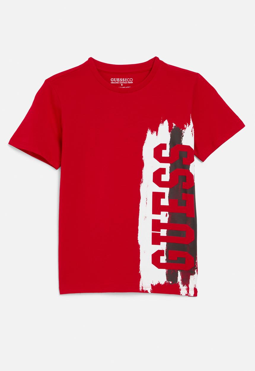 GUESS - Short sleeve T-shirt - rapid red