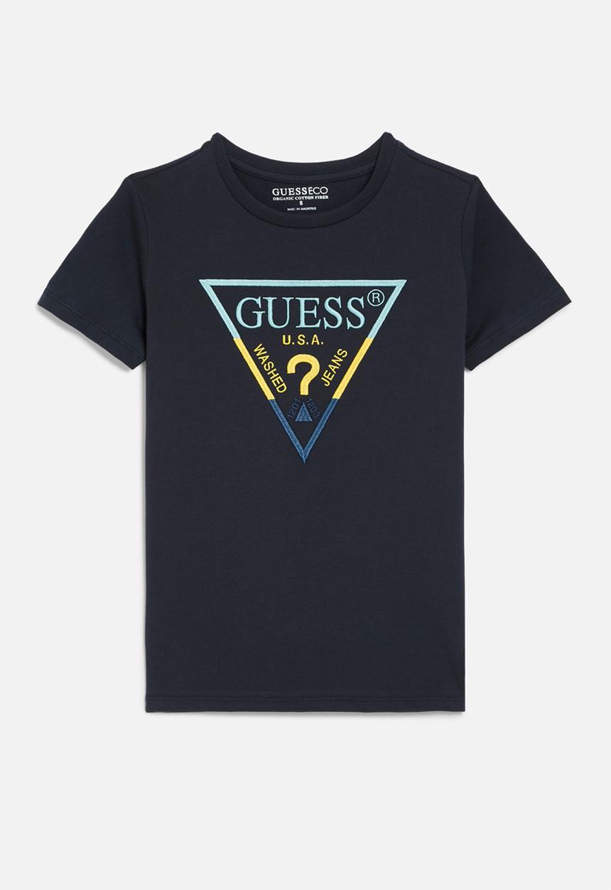 GUESS - Short sleeve T-shirt - smart blue