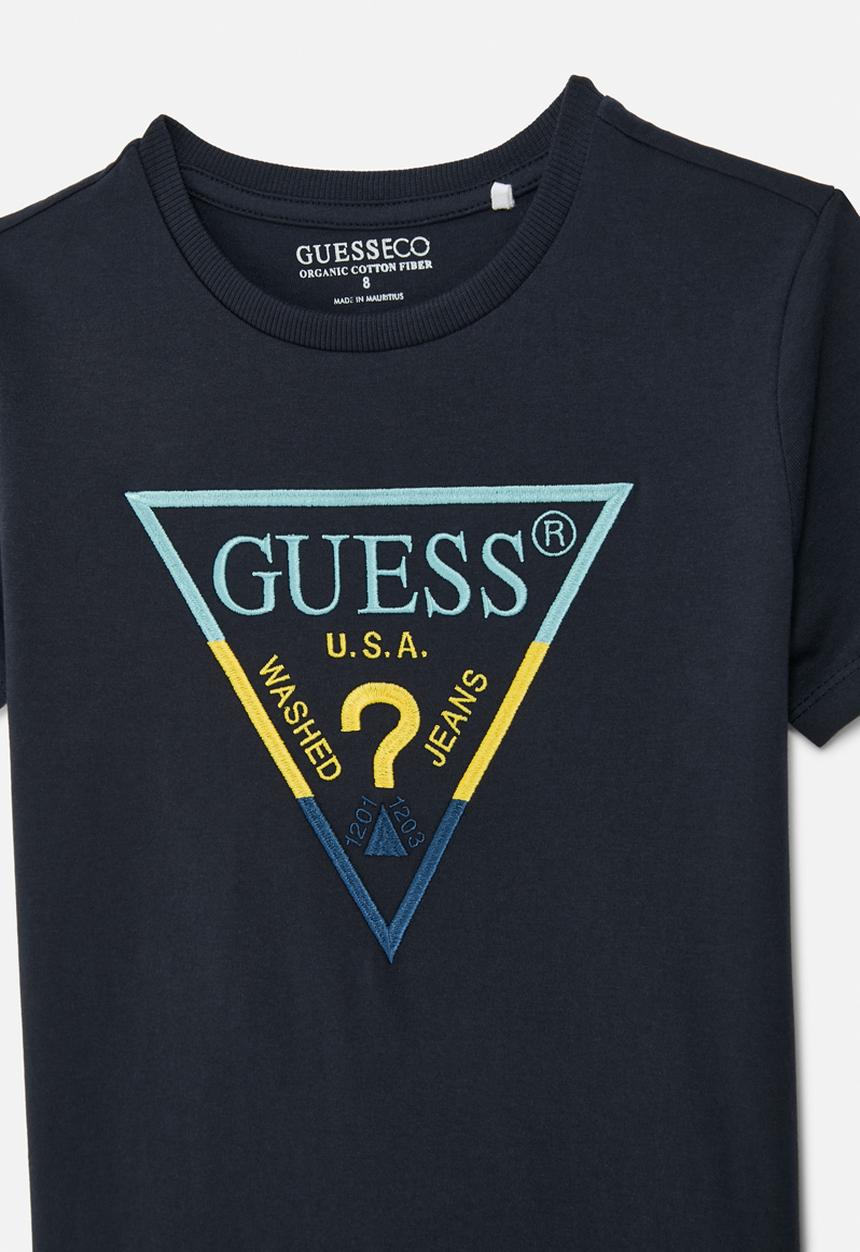 GUESS - Short sleeve T-shirt - smart blue