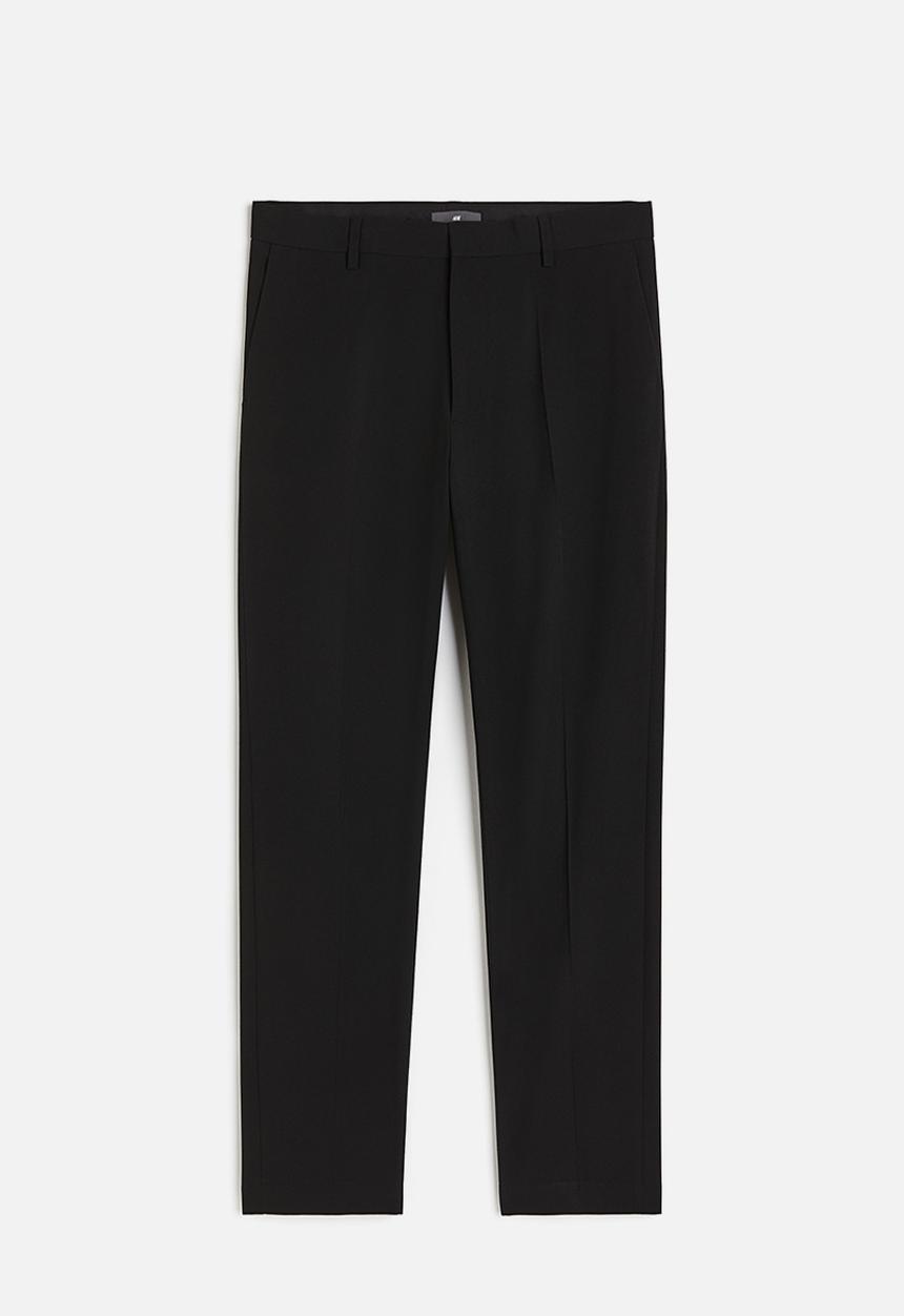 H&M - Slim fit trousers - black
