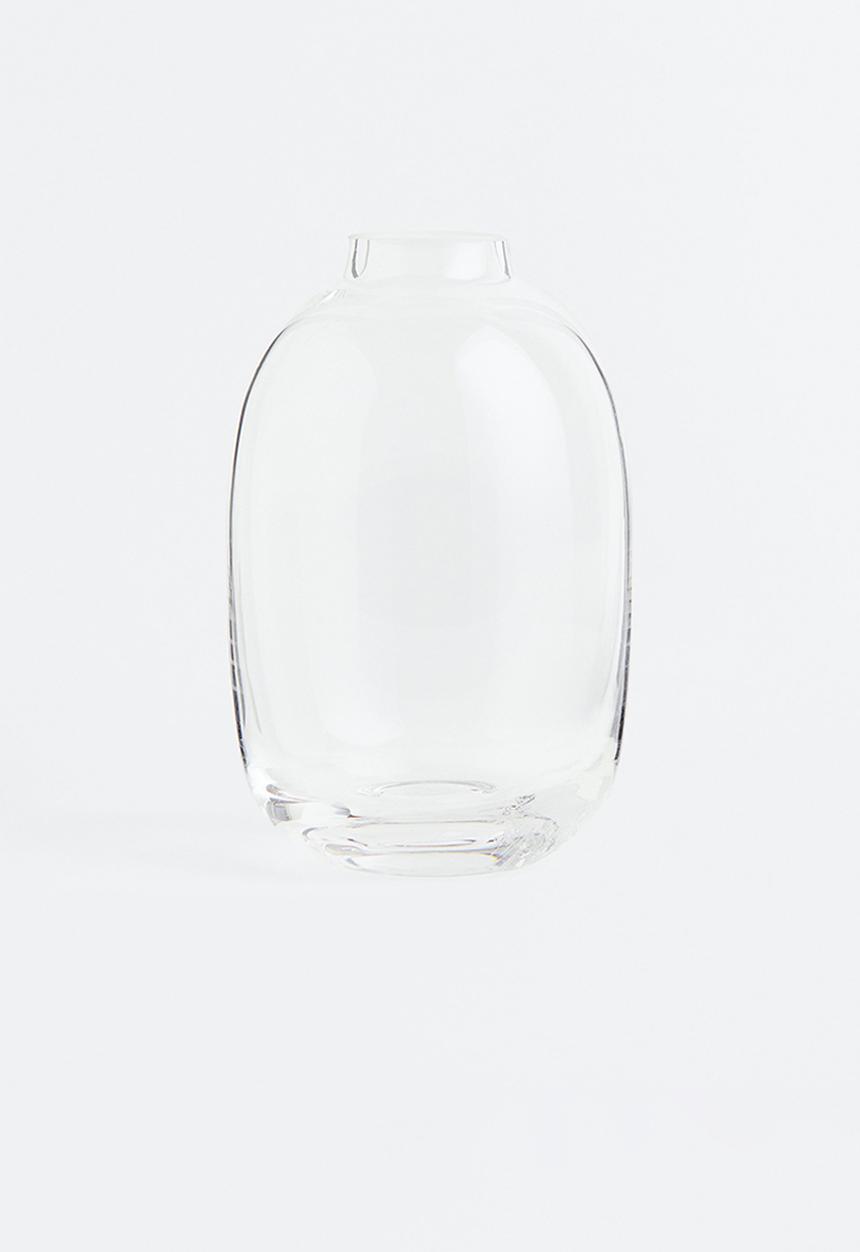H&M - Clear glass mini vase - clear glass