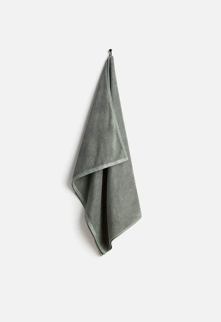 H&M - Terry bath sheet - sage