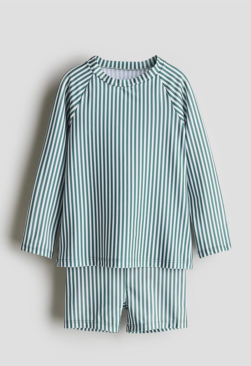 H&M - Upf 50 swim set - green