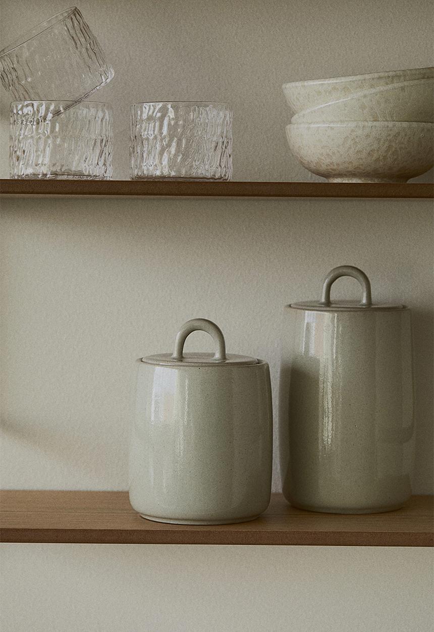 H&M - Stoneware jar - mole