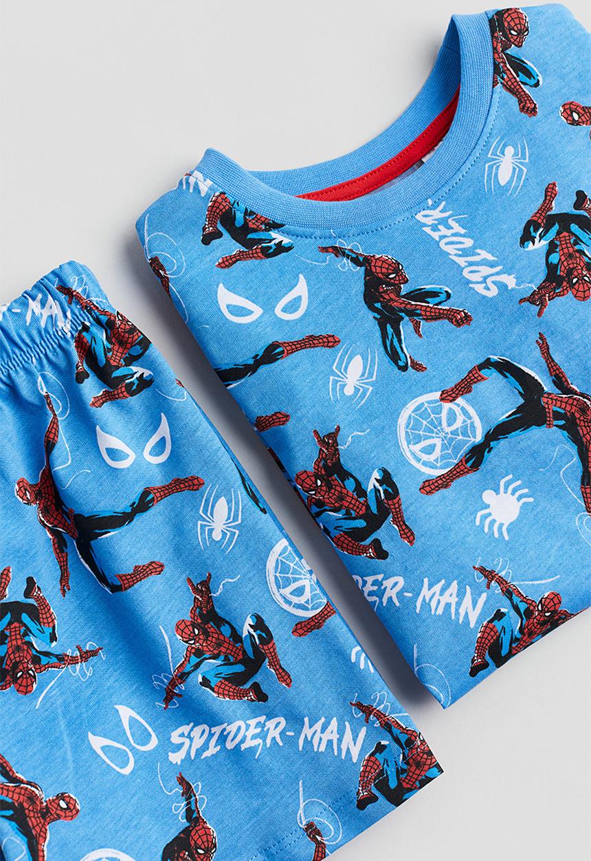 H&M - Printed pyjamas - blue spider-man