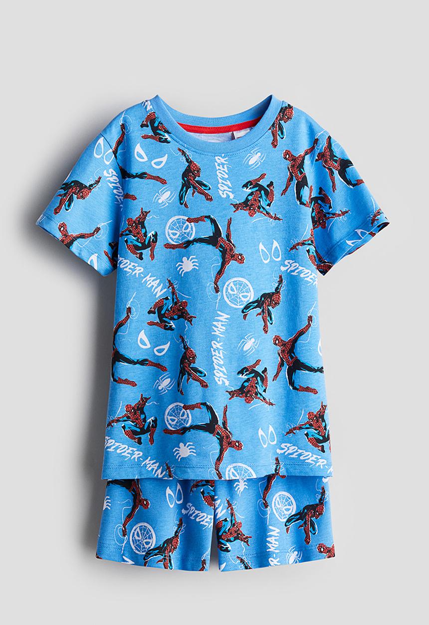 H&M - Printed pyjamas - blue spider-man
