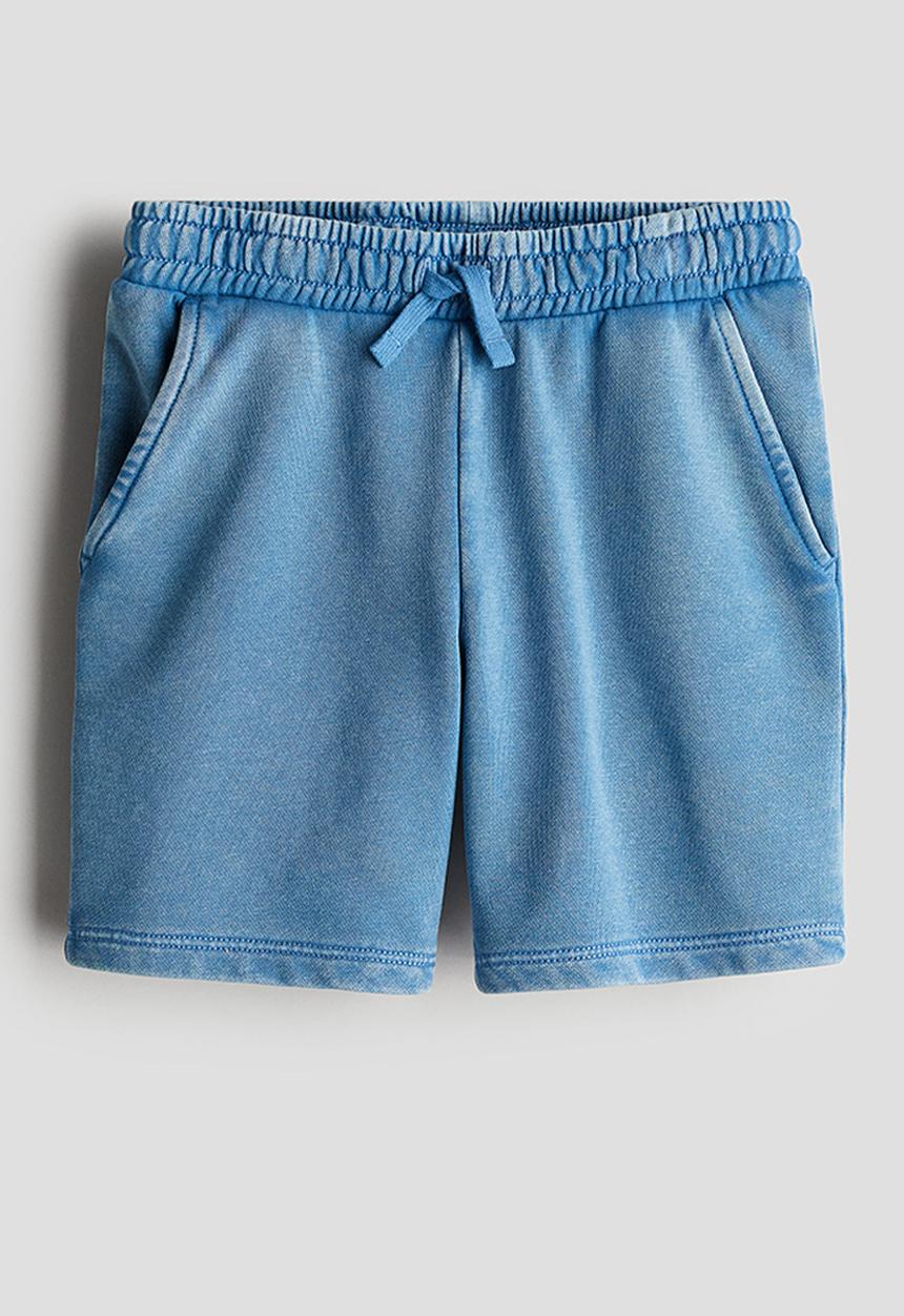 H&M - Sweatshirt shorts - washed blue