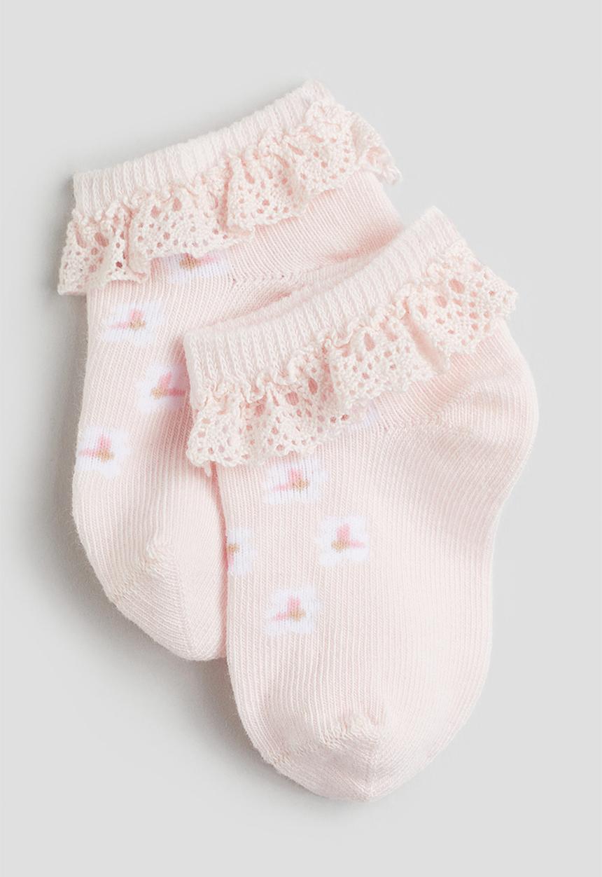 H&M - 4-Pack shaftless socks - multi