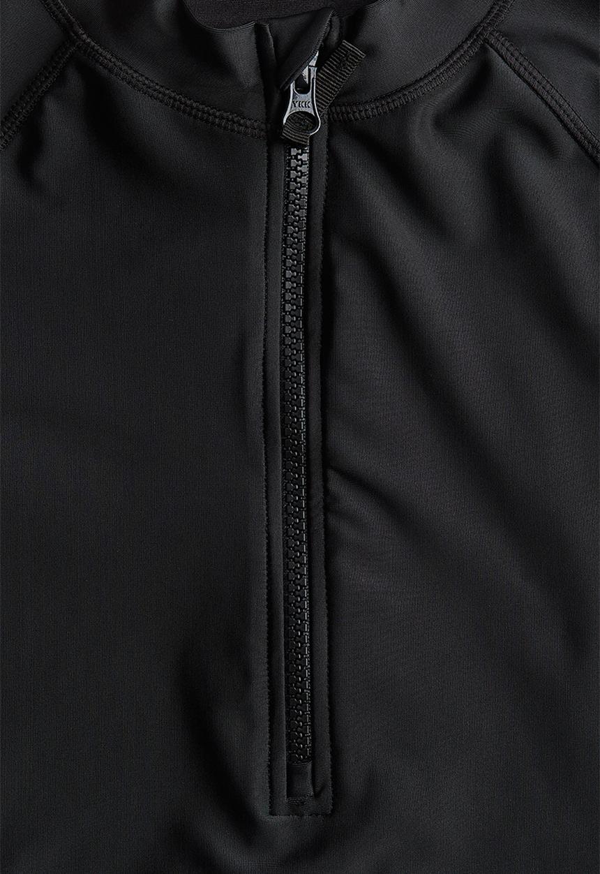 H&M - Long-sleeved swimsuit - black