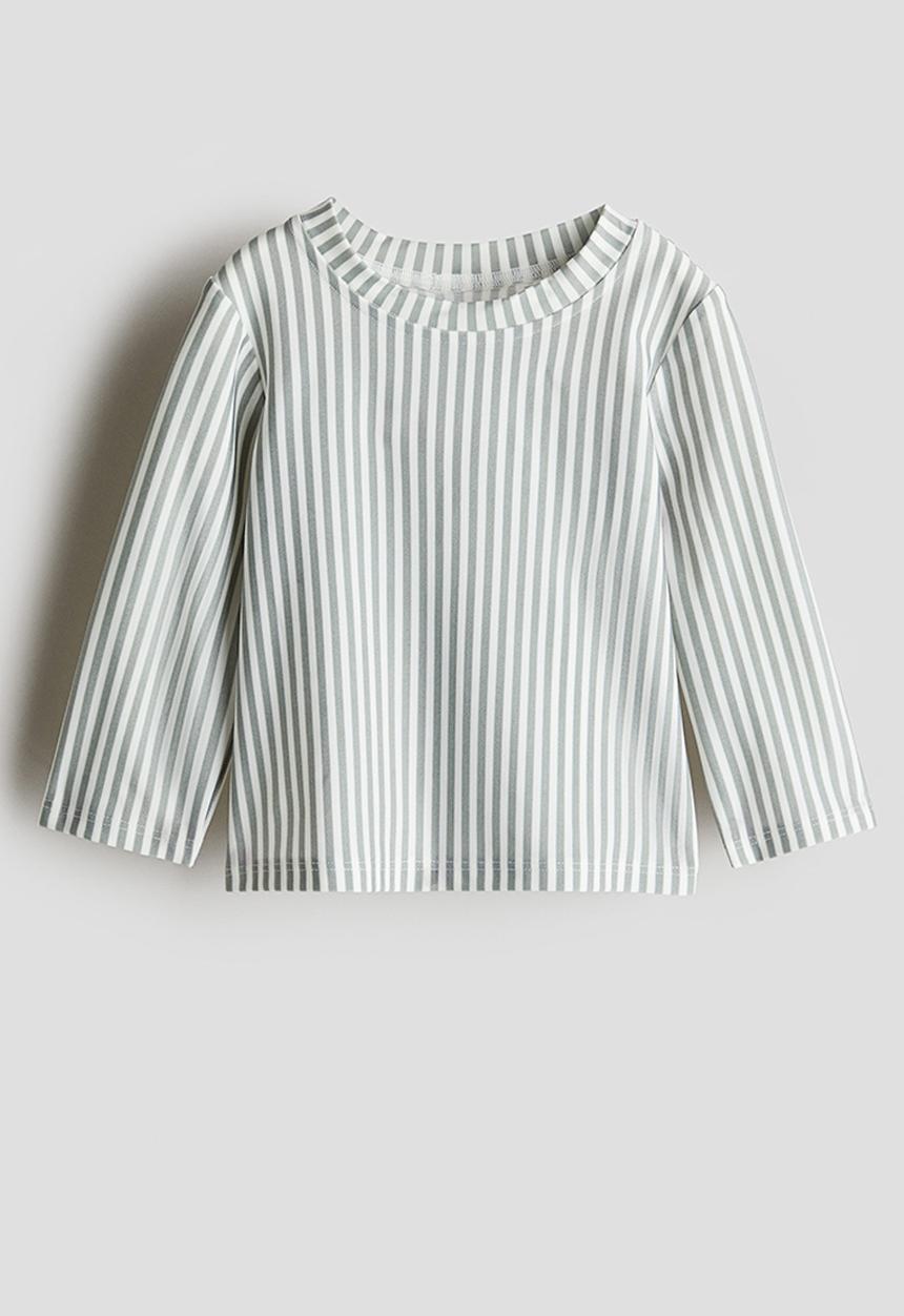 H&M - Upf 50 swim top - grey