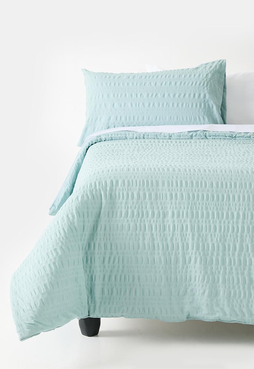 Sixth Floor - Seersucker quilt - blue