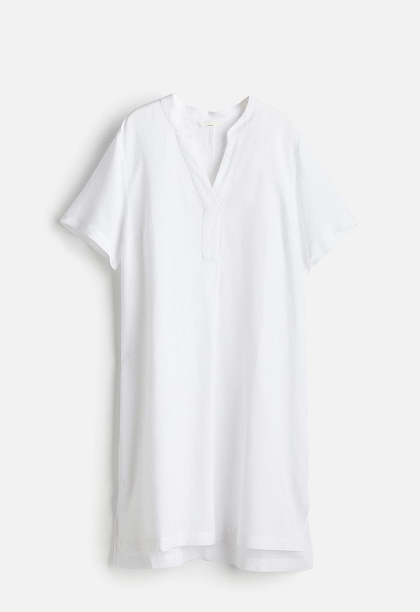 H&M - Viscose tunic dress - white
