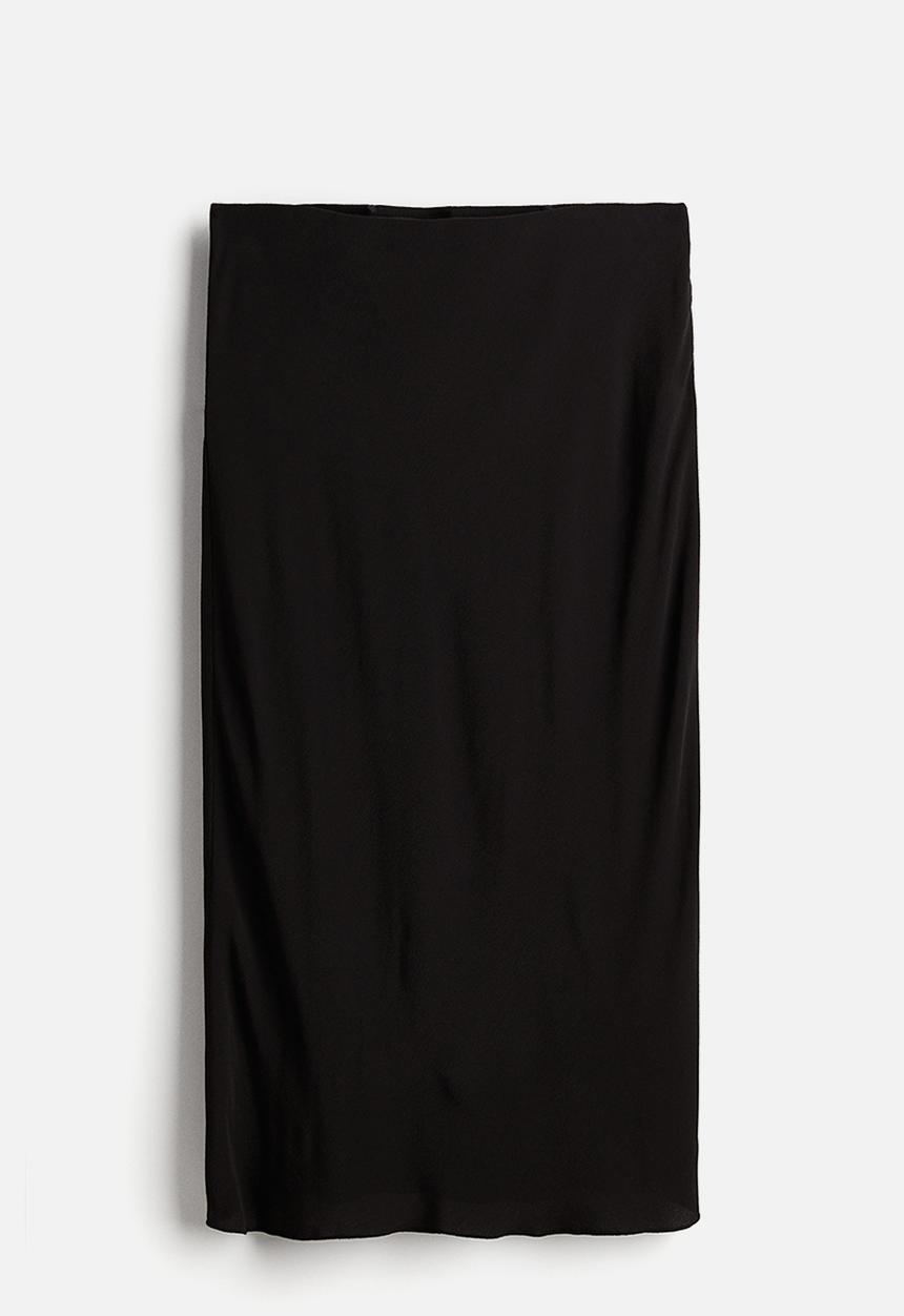H&M - Knee-length skirt - black