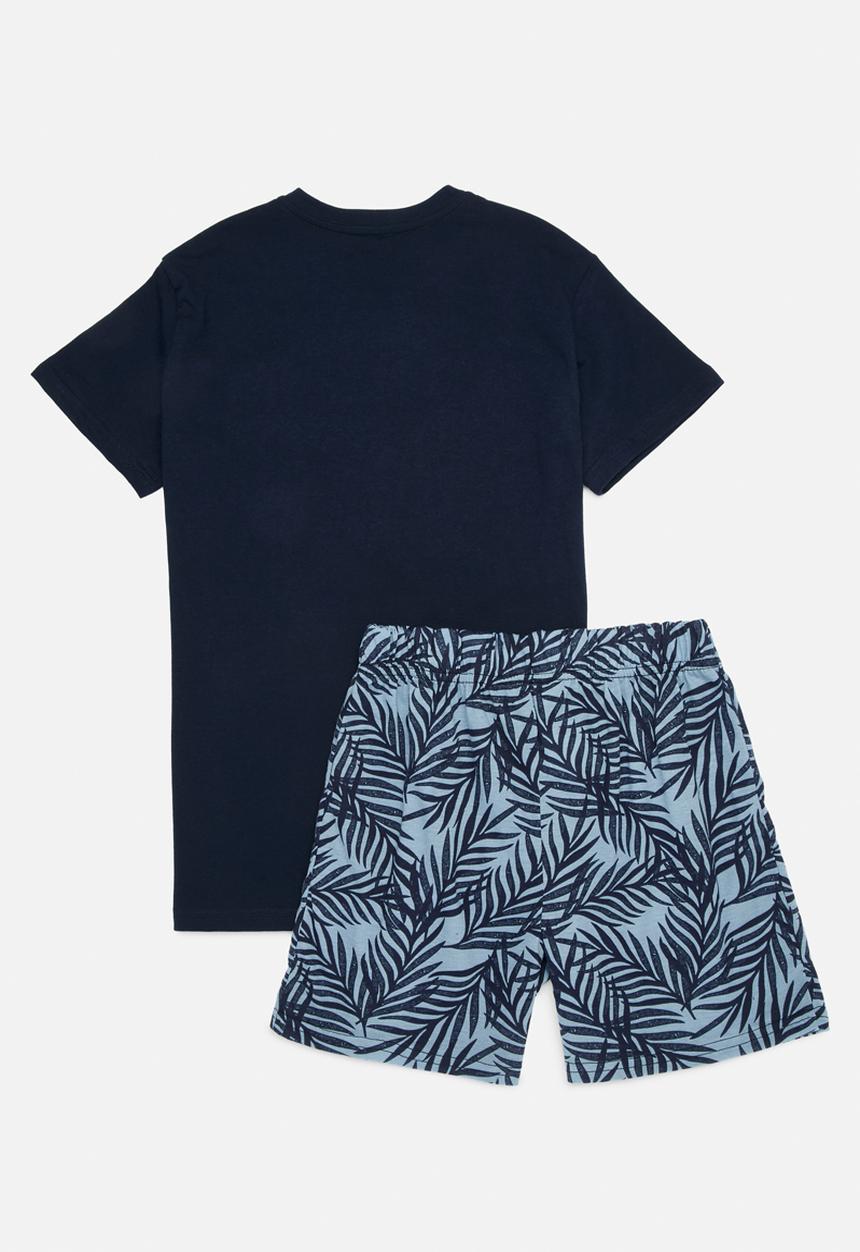 Pop Candy - Pj set - royal blue & aop
