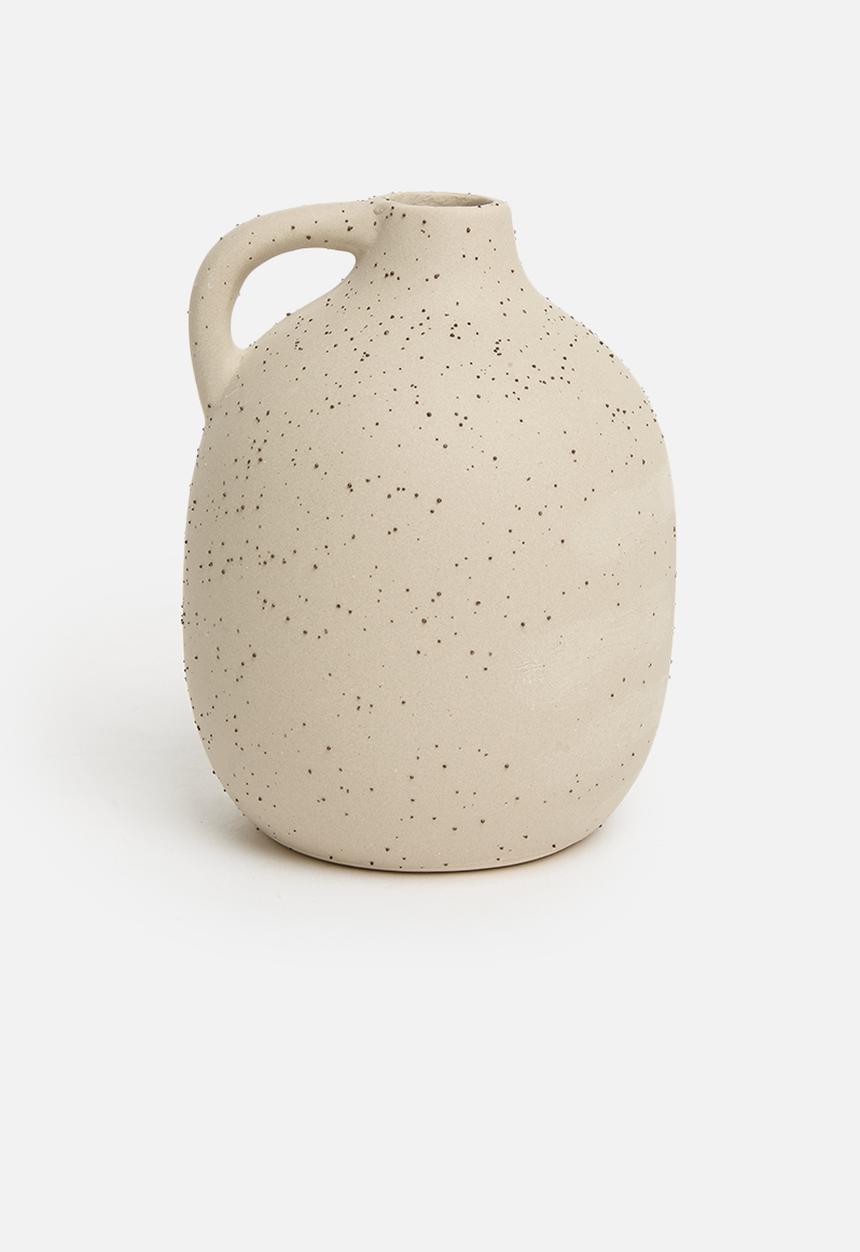 H&S - Stoneware Vase - Natural