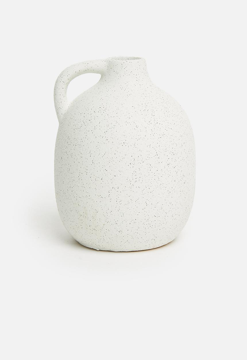 H&S - Stoneware Vase White