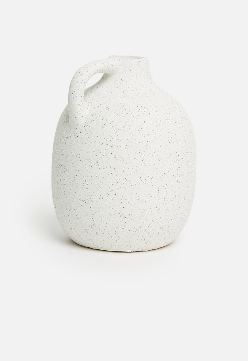 H&S - Stoneware Vase White