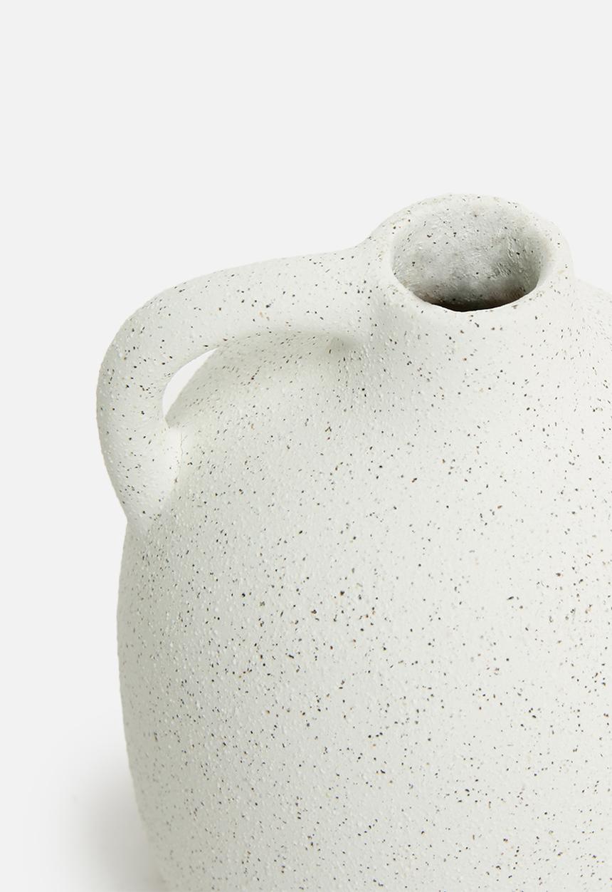 H&S - Stoneware Vase White