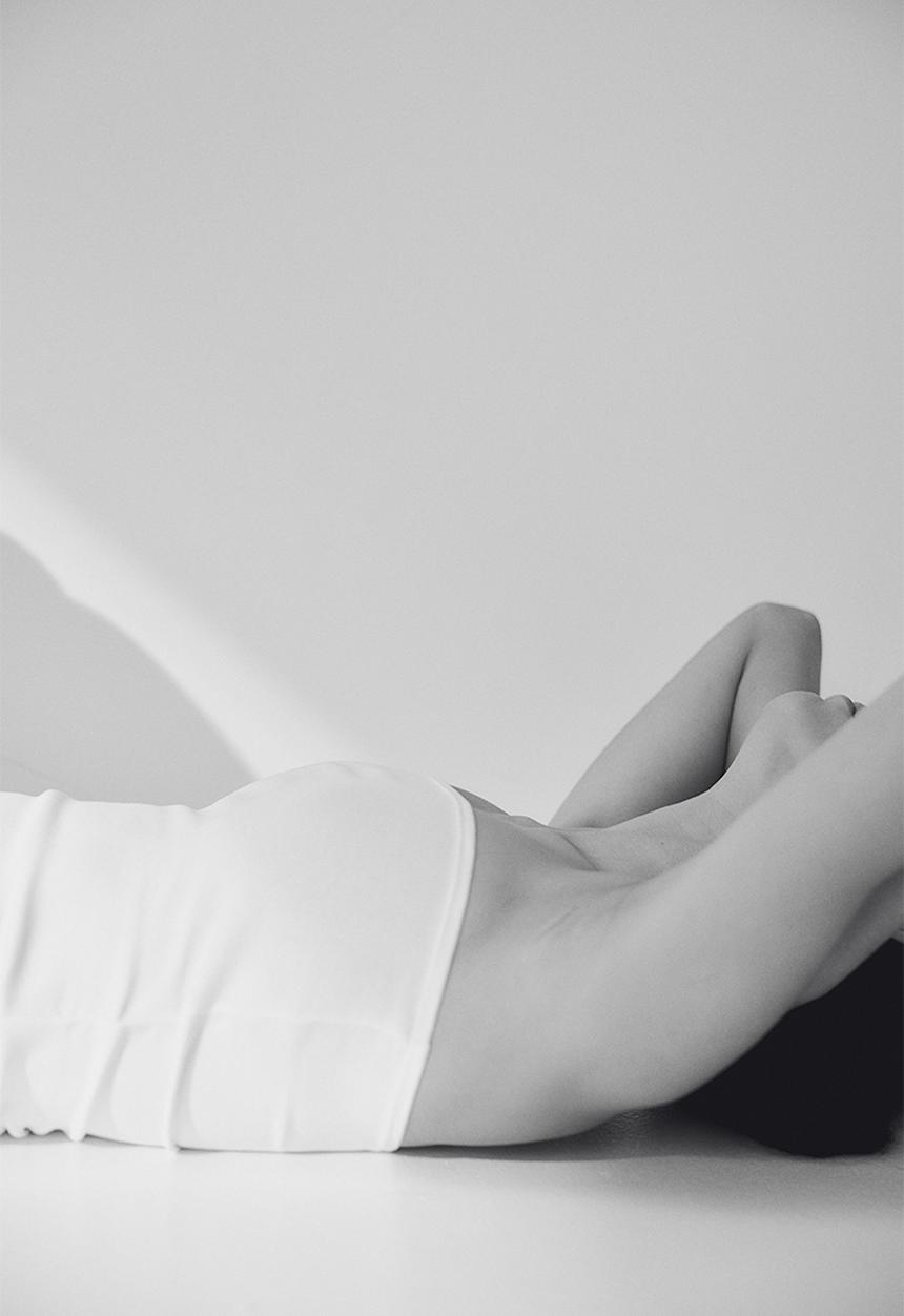 H&M - Ribbed tube top - white
