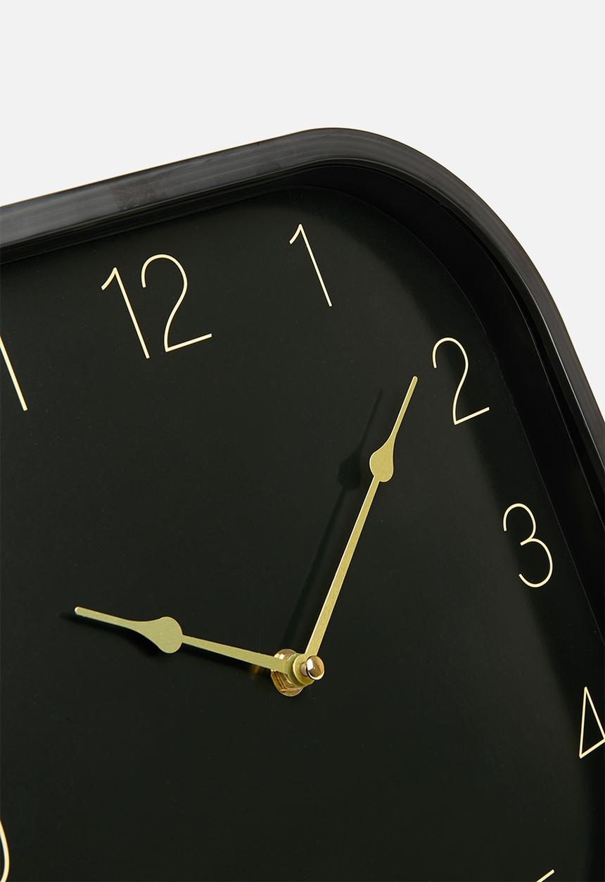 H&S - Cura clock - black