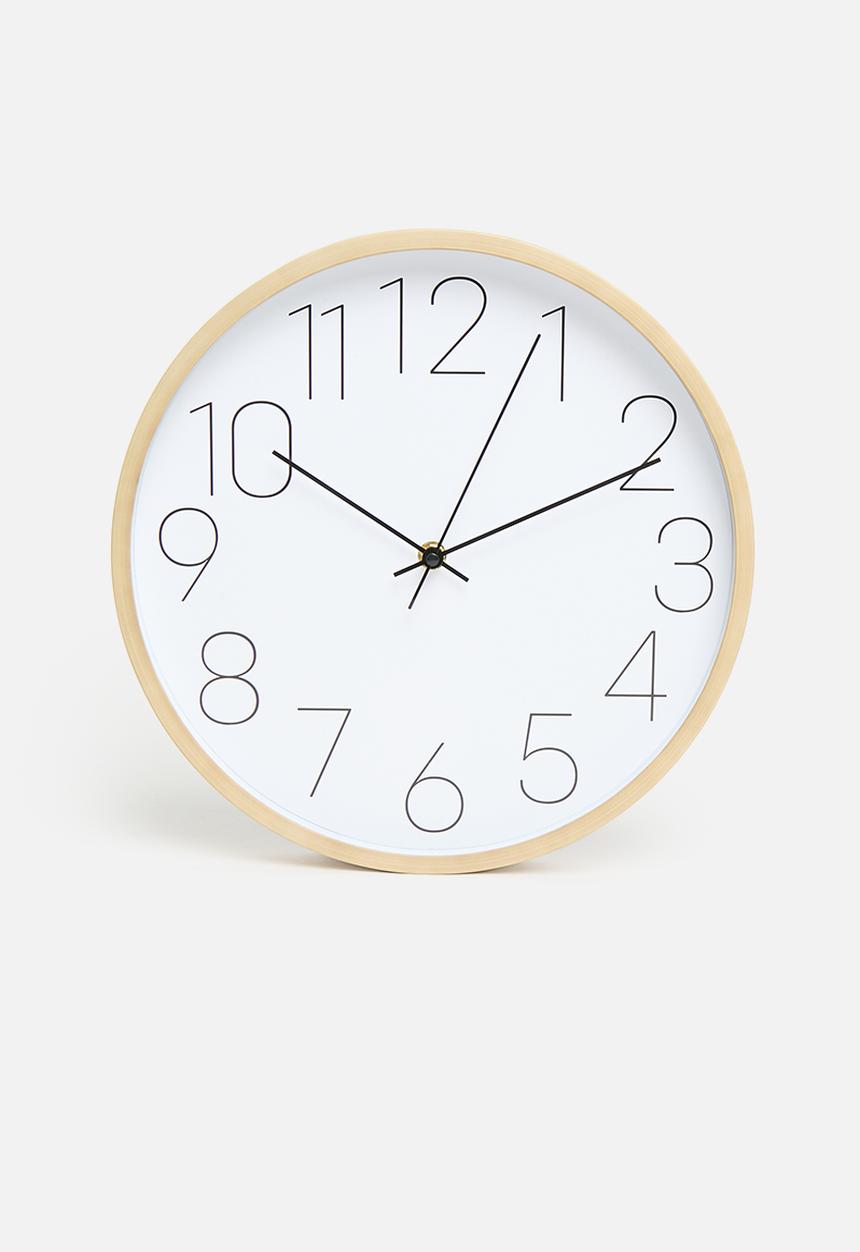 H&S - Lumi clock - natural