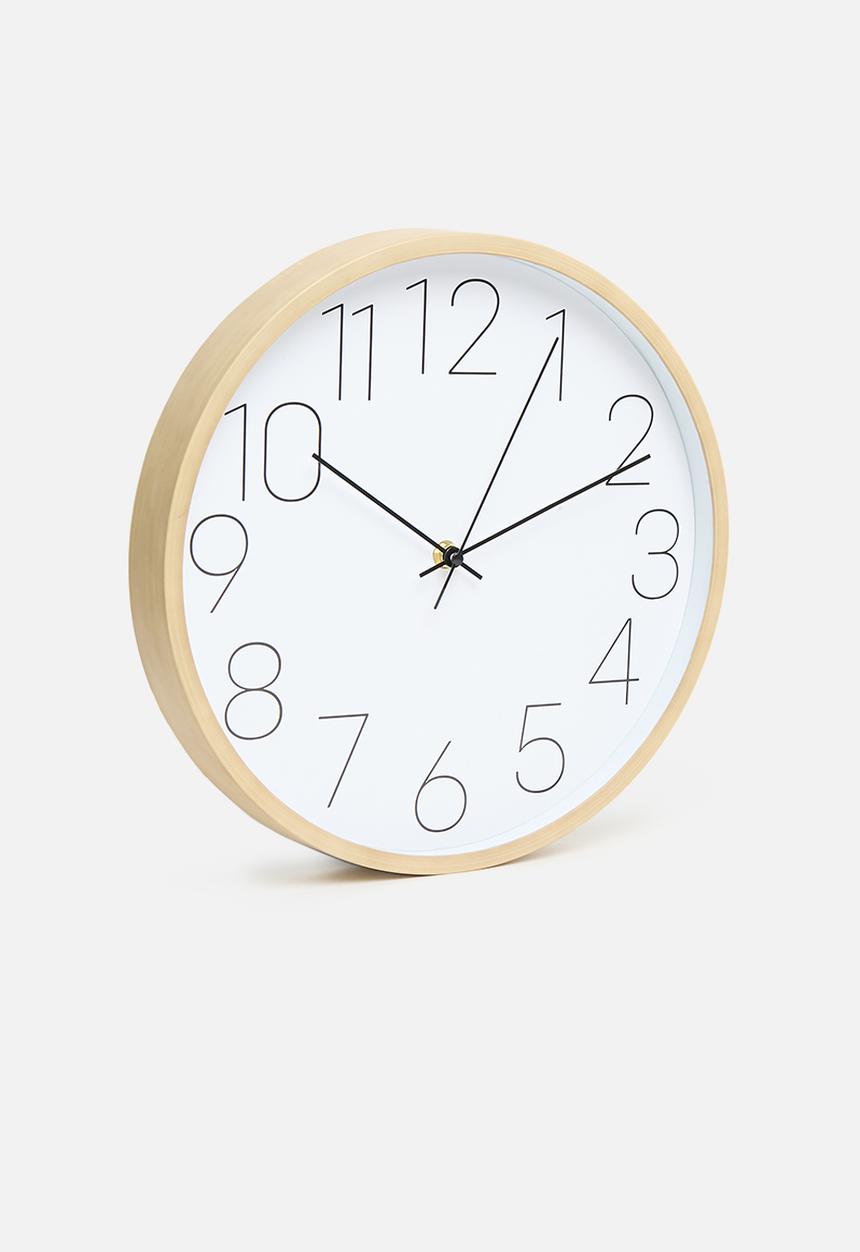 H&S - Lumi clock - natural