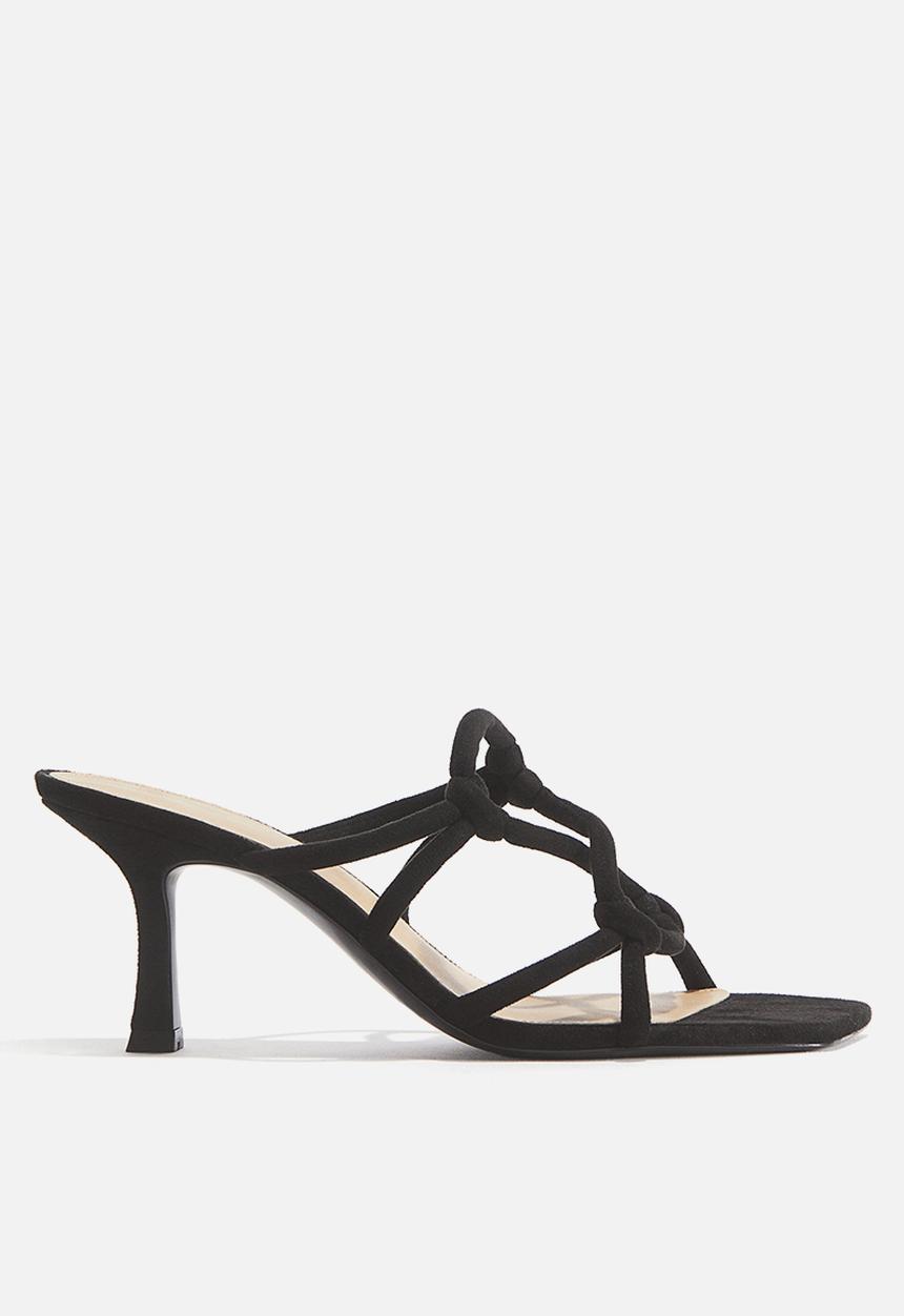 H&M - Strappy heeled sandals - black