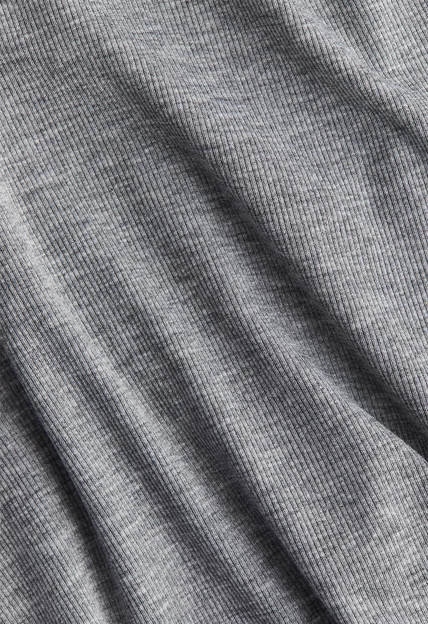 H&M - Ribbed vest top - grey marl