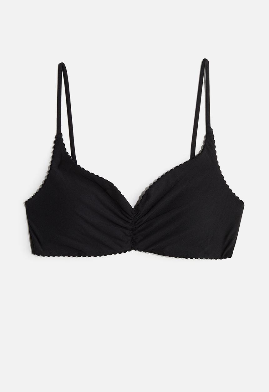 H&M - Padded bikini top - black