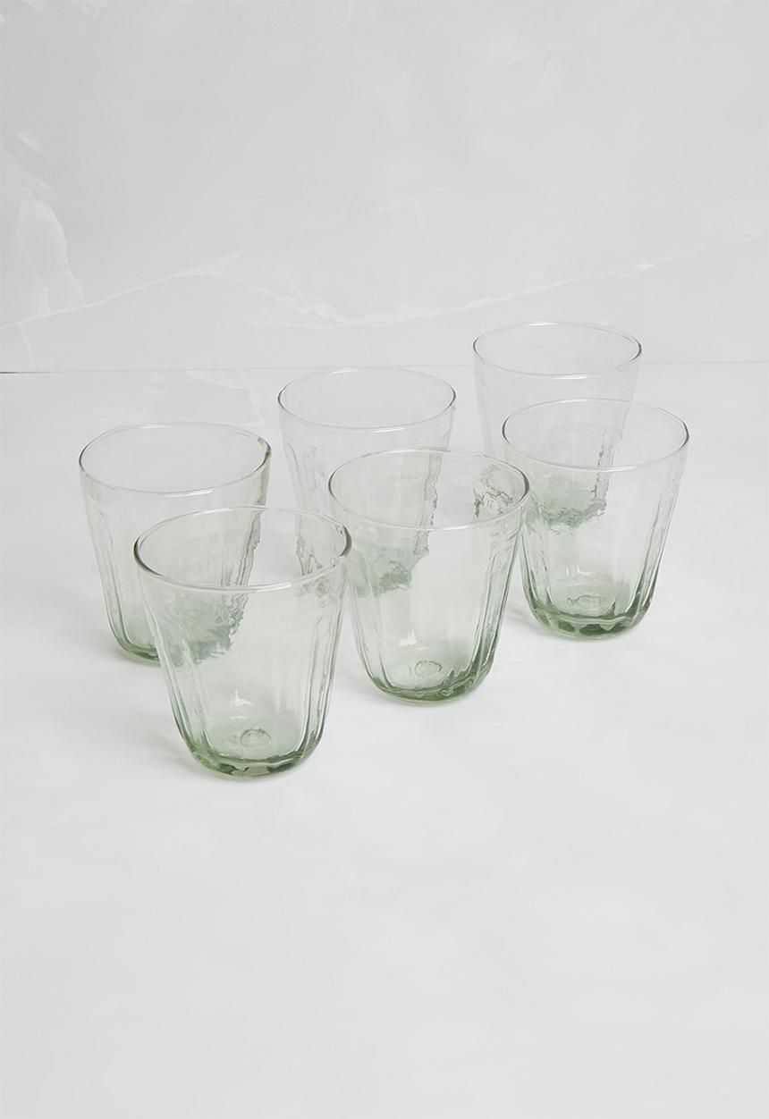 Excellent Houseware - Rita glass set of 6 - clear