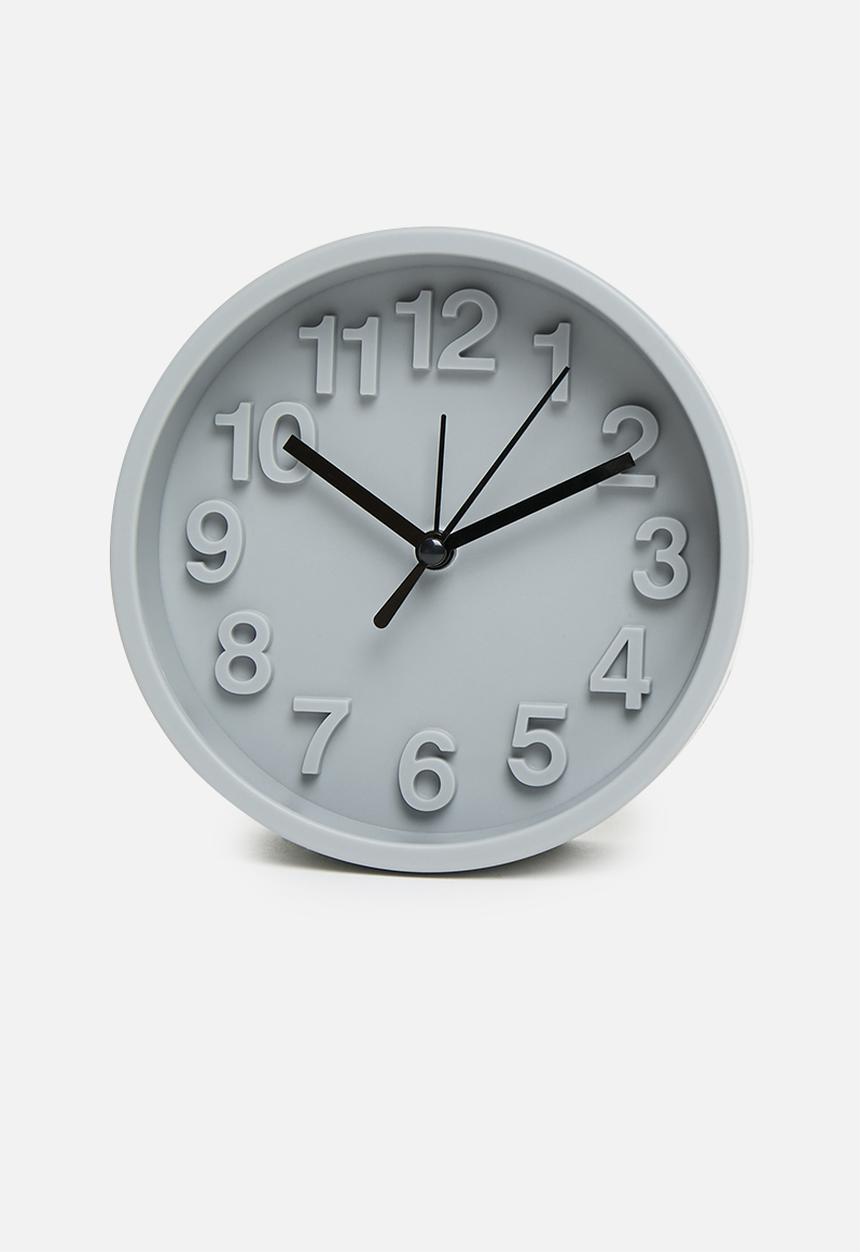 H&S - Kuzco clock - ice blue