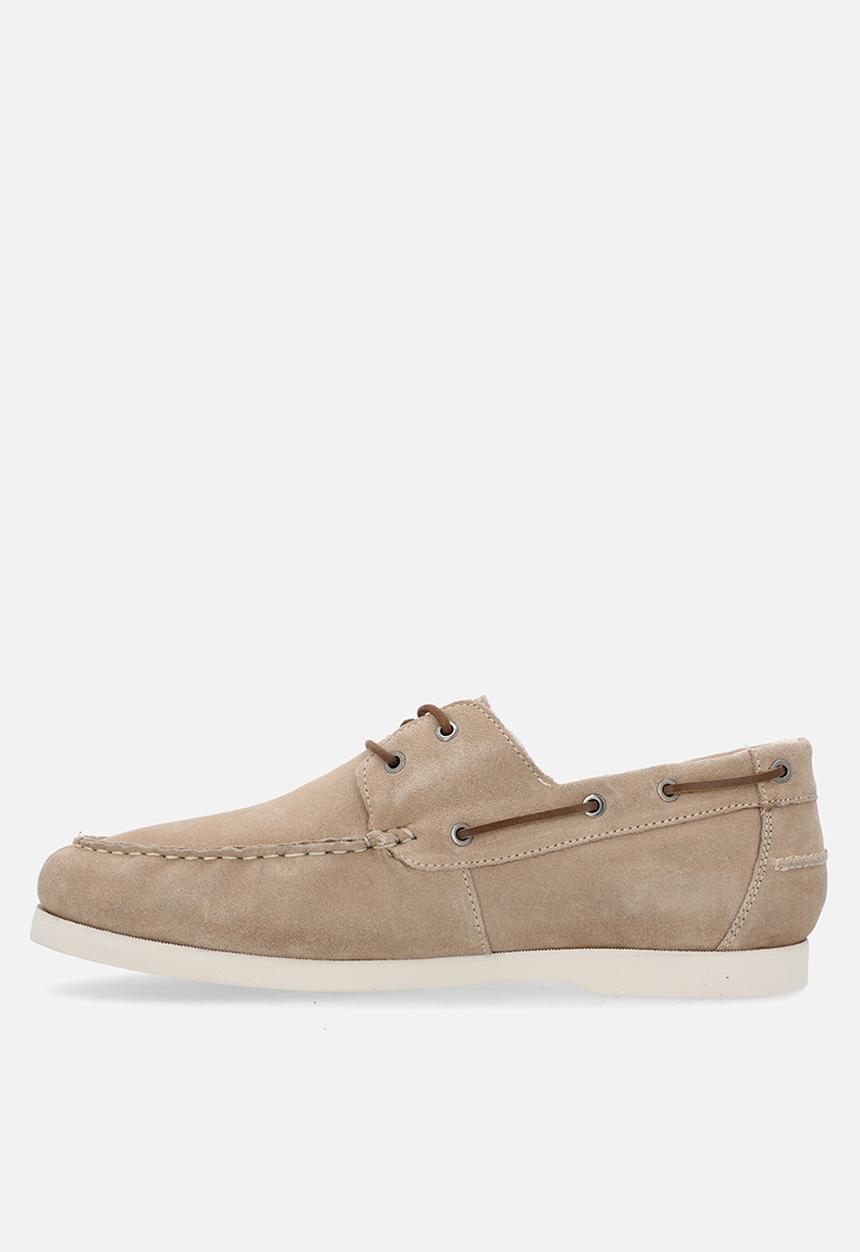 Jack & Jones - Jfwgolders suede boat shoe - taupe