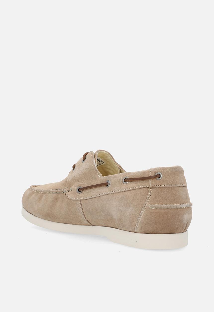 Jack & Jones - Jfwgolders suede boat shoe - taupe