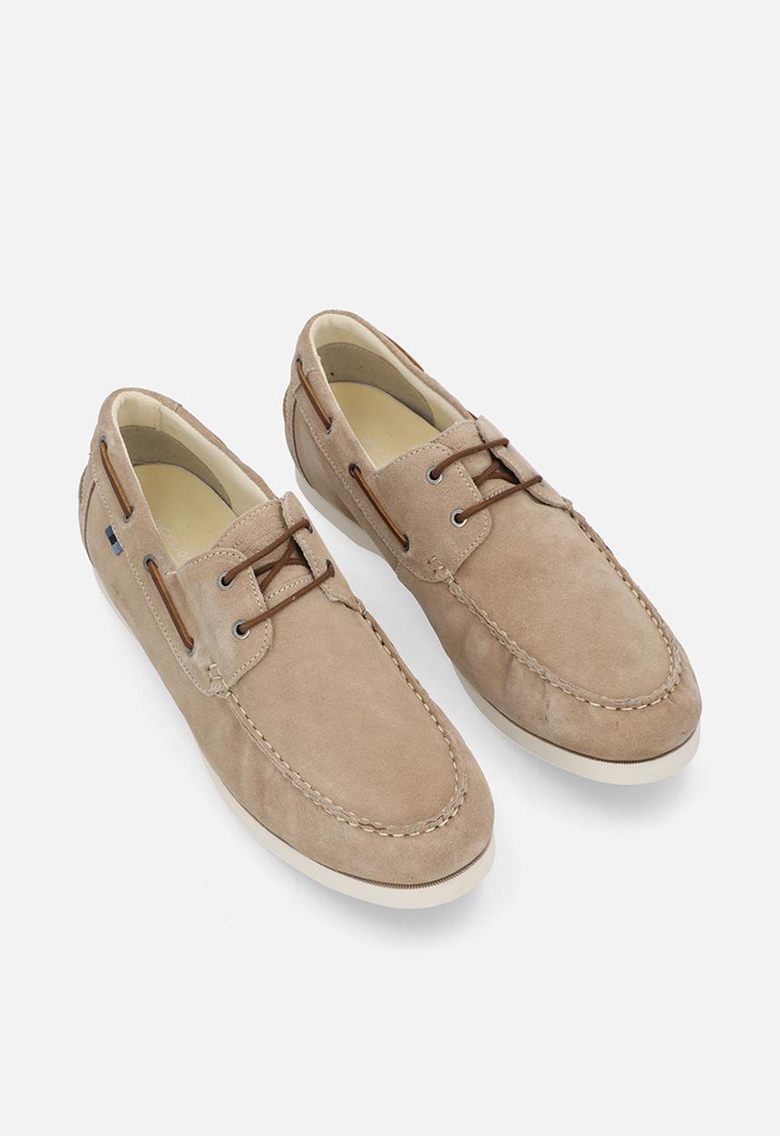 Jack & Jones - Jfwgolders suede boat shoe - taupe