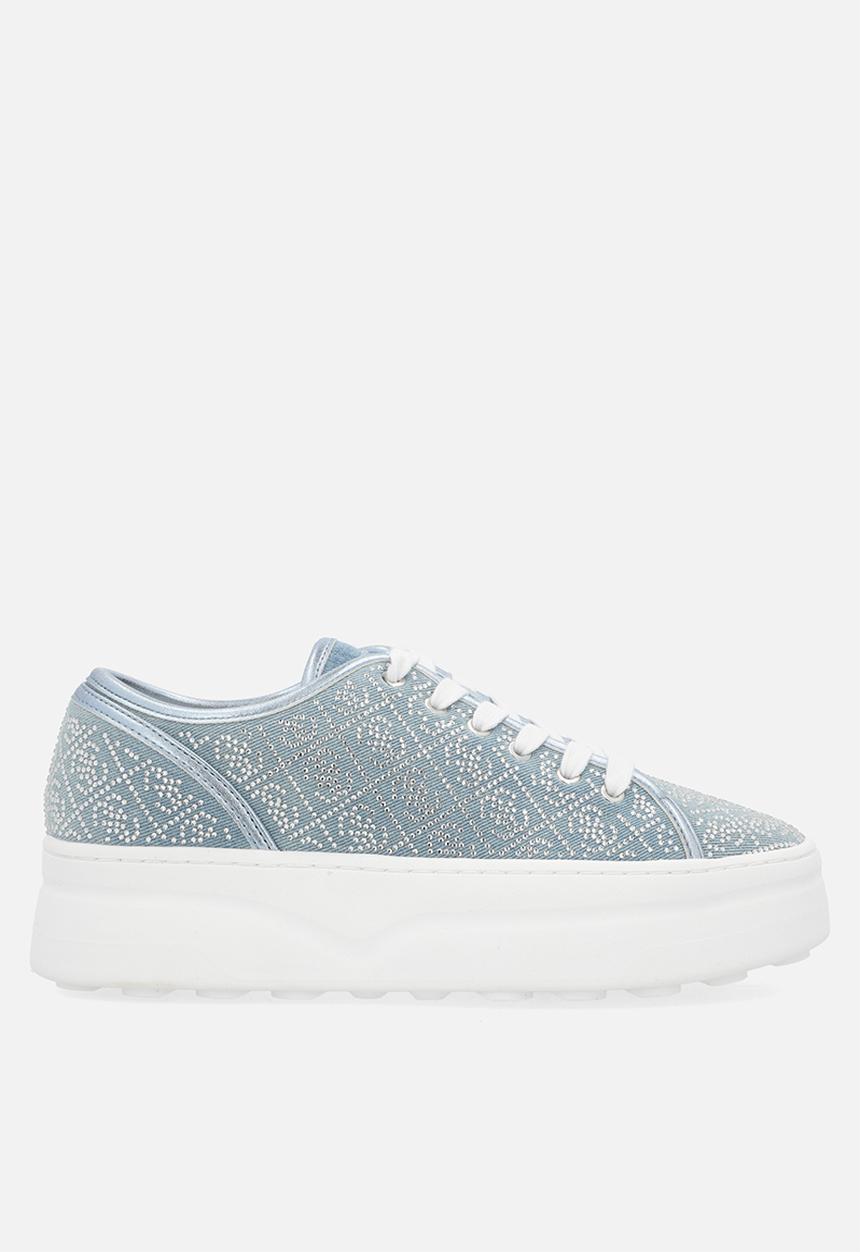 GUESS - Queeny2 sneaker washed denim 4g stones - blue