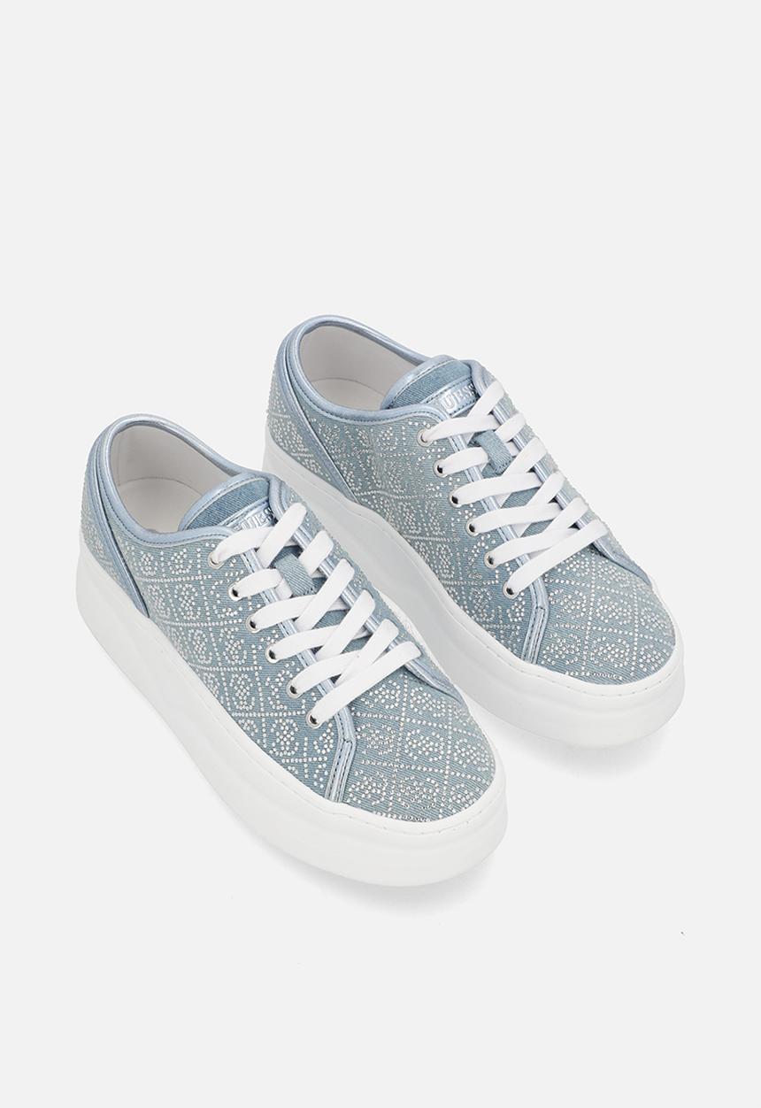 GUESS - Queeny2 sneaker washed denim 4g stones - blue