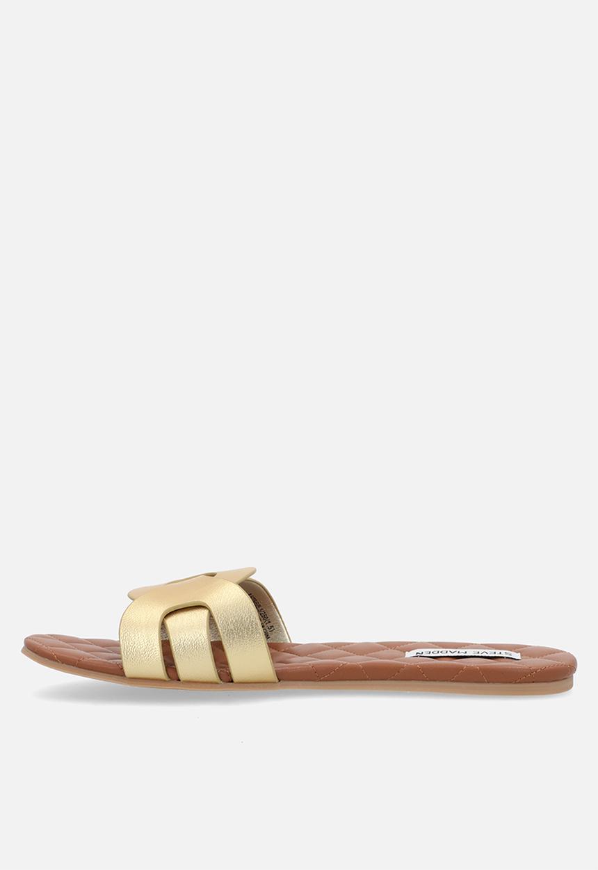 Hallandale slip-on sandal - gold