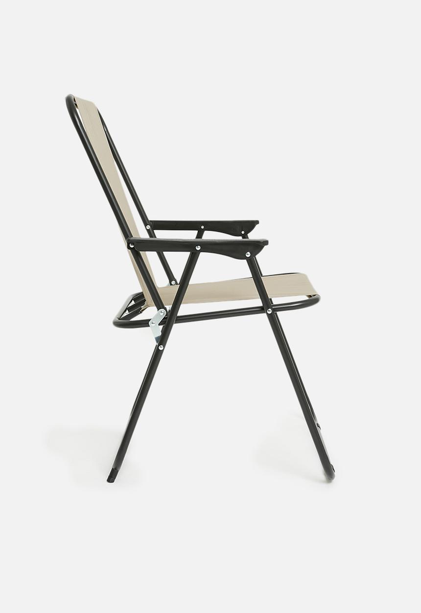 H&S - Foldable camp chair - natural