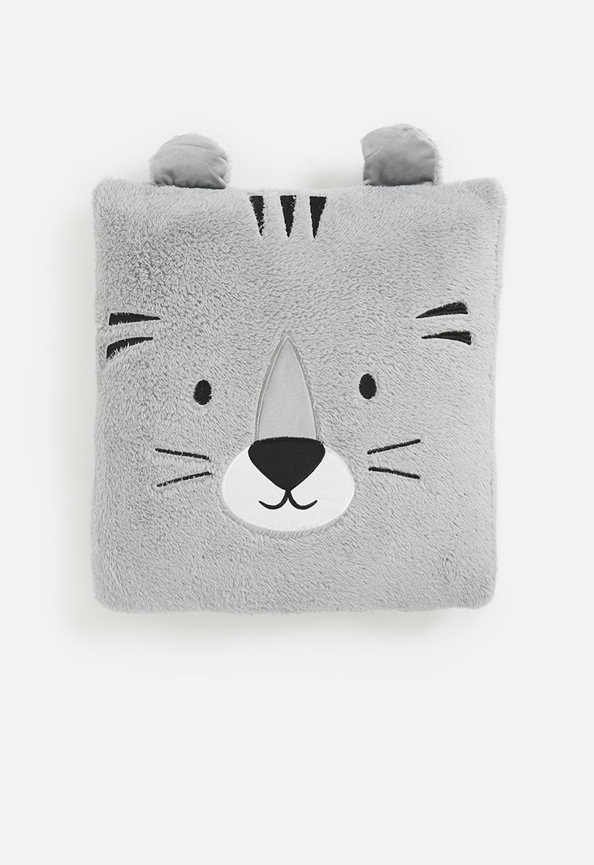 H&S - Tiger cuddle cushion - grey