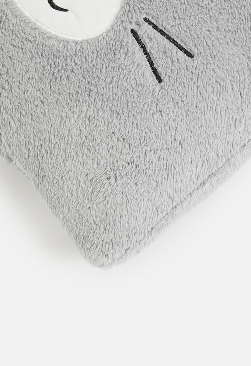 H&S - Tiger cuddle cushion - grey