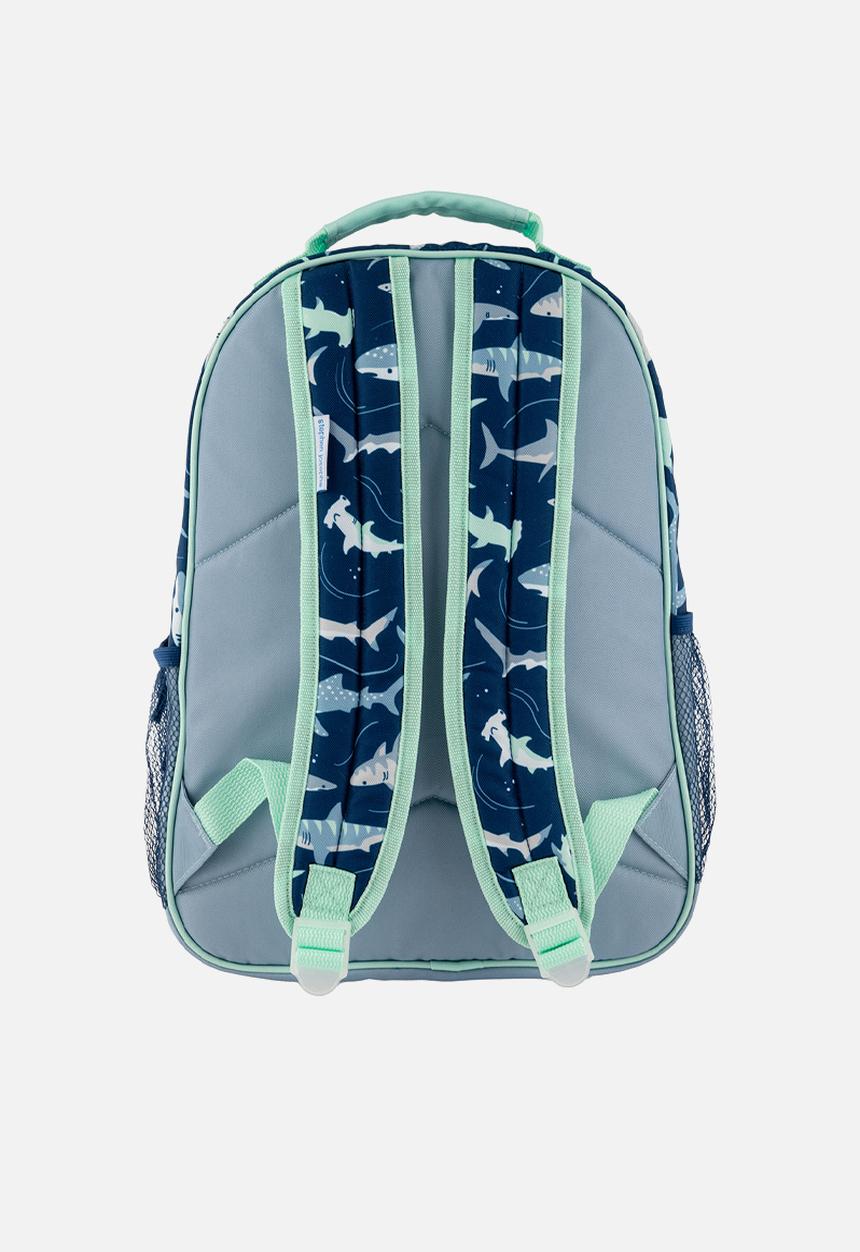 Stephen Joseph - All over print backpack navy shark  - multi