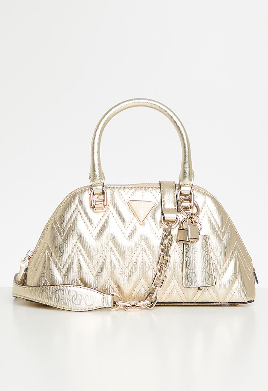 GUESS - Adelard dome satchel - gold