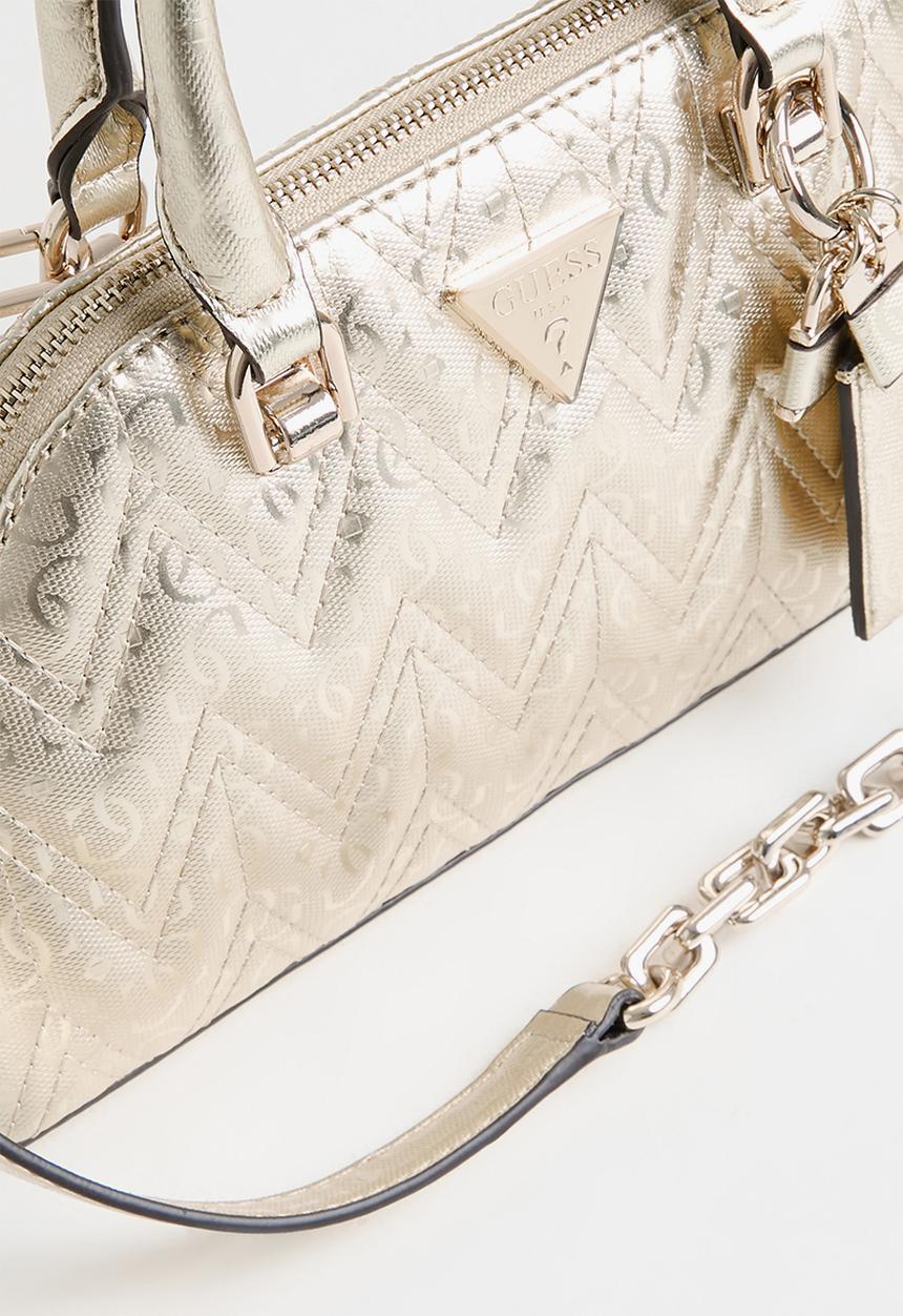 GUESS - Adelard dome satchel - gold
