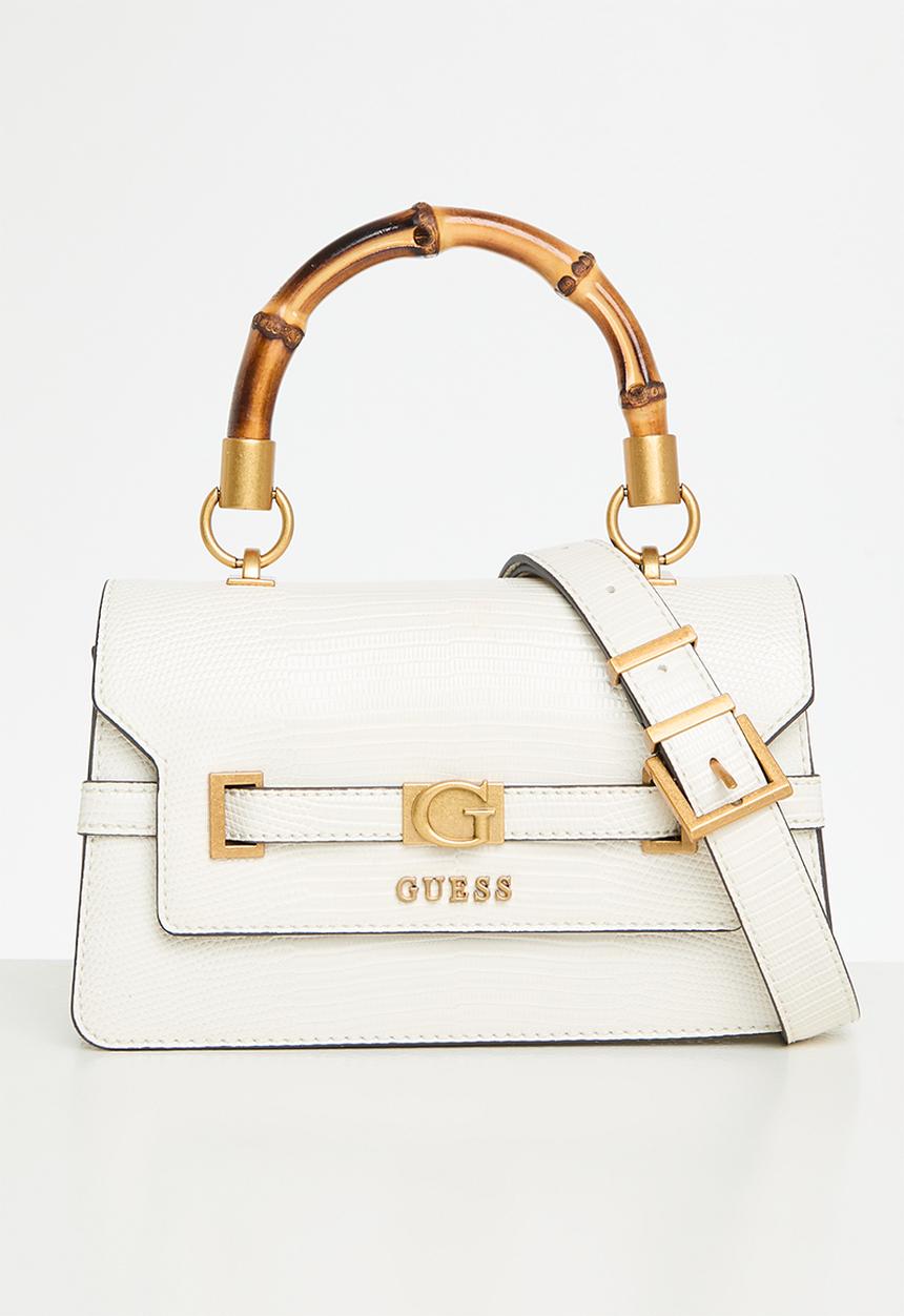 GUESS - Sibel tri comp top handle flap - stone