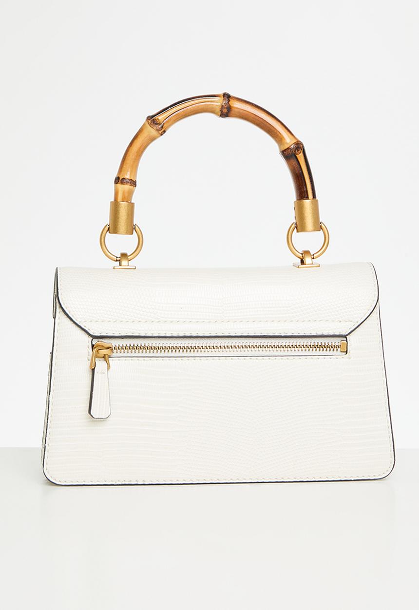 GUESS - Sibel tri comp top handle flap - stone