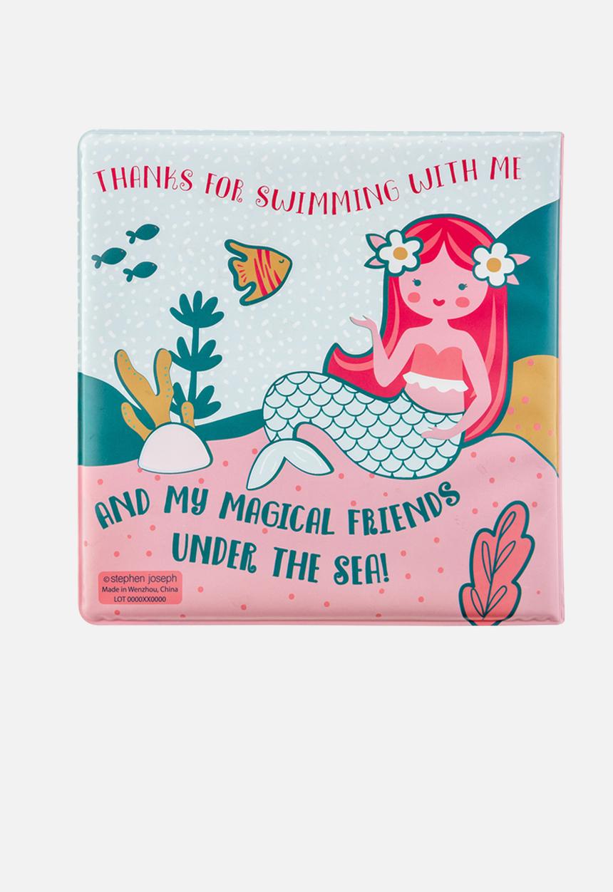 Stephen Joseph - Color changing bath book mermaid  - multi