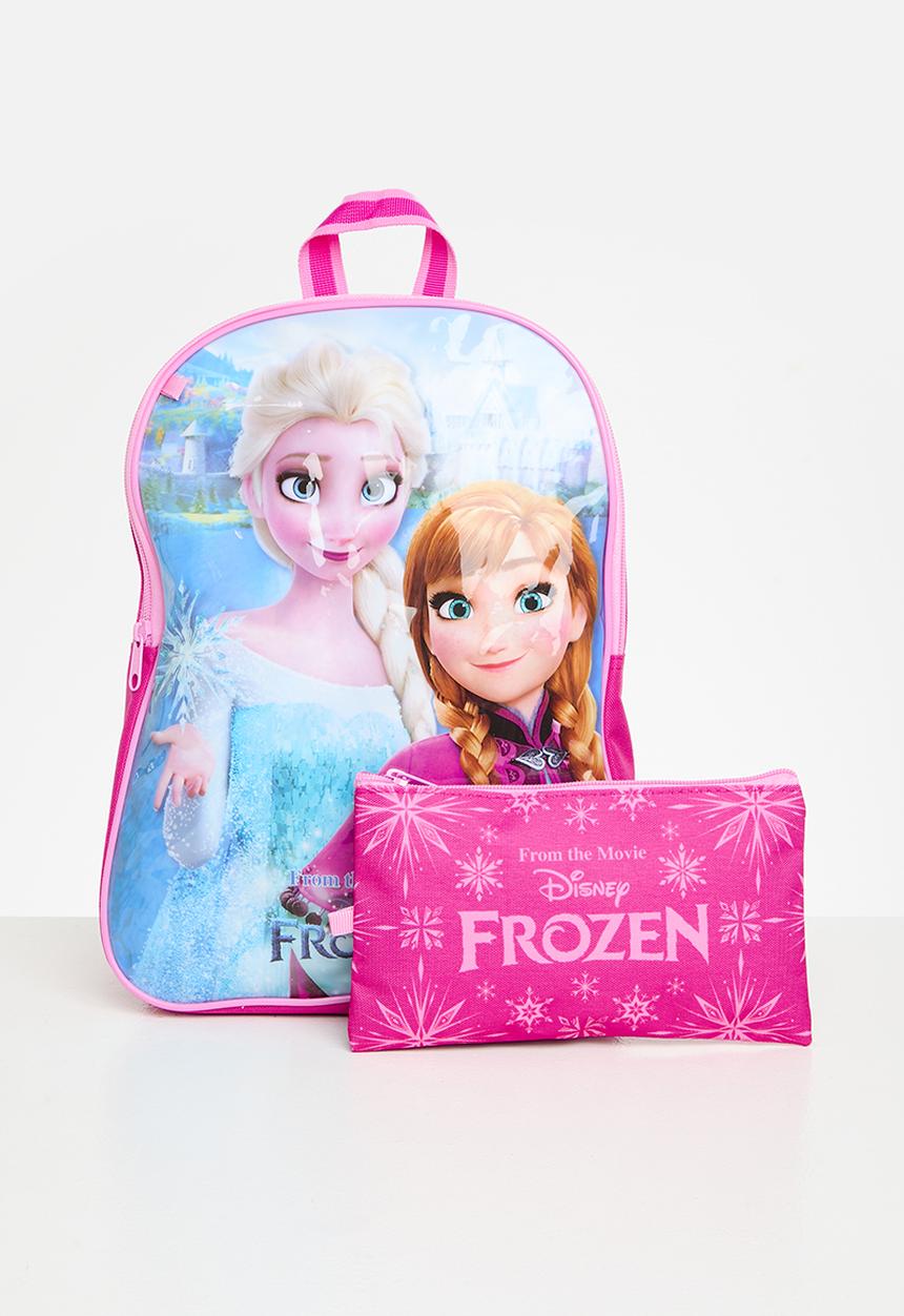 Pop Candy - Frozen anniversary value backpack with pencil bag - pink