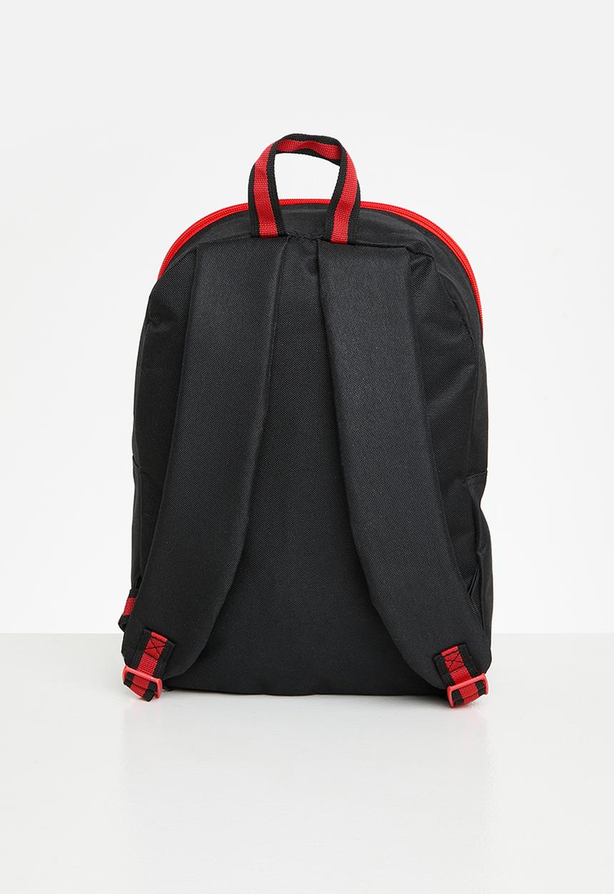 Pop Candy - Spiderman webbed value backpack with pencil bag - black & red 